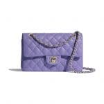 Chanel Purple Small Classic Flap Bag