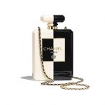 Chanel White:Black Resin Evening Bag