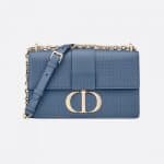 Dior Denim Blue 30 Montaigne Chain Bag