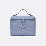 Dior Denim Blue Diortravel Vanity Case Bag
