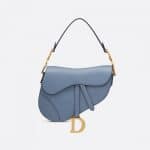 Dior Denim Blue Saddle Bag