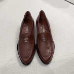 Chanel Burgundy Loafers