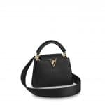 Louis Vuitton Black Mini Capucines Bag
