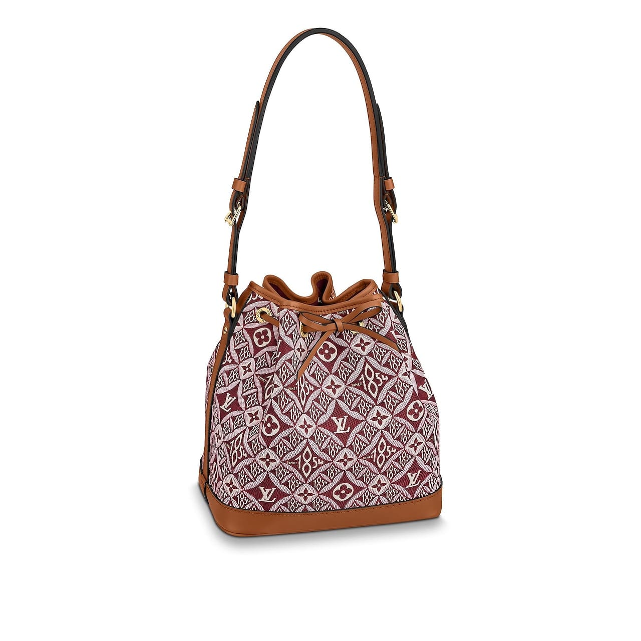 Louis Vuitton Bordeaux Since 1854 Jacquard Petit Sac Plat Bag Louis Vuitton