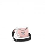 Louis Vuitton Rose Ballerine Pink Twist Mini Bag with Jacquard Strap