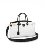 Louis Vuitton White:Black All Set Top Handle Bag