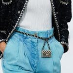 Chanel Gold Micro Mini Bag Belt Charm 3 - Spring 2021