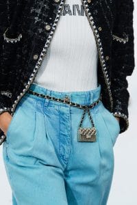 Chanel Gold Micro Mini Bag Belt Charm 3 - Spring 2021