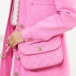 Chanel Pink Fabric Flap Bag - Spring 2021