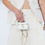 Chanel White Micro Vanity Bag - Spring 2021