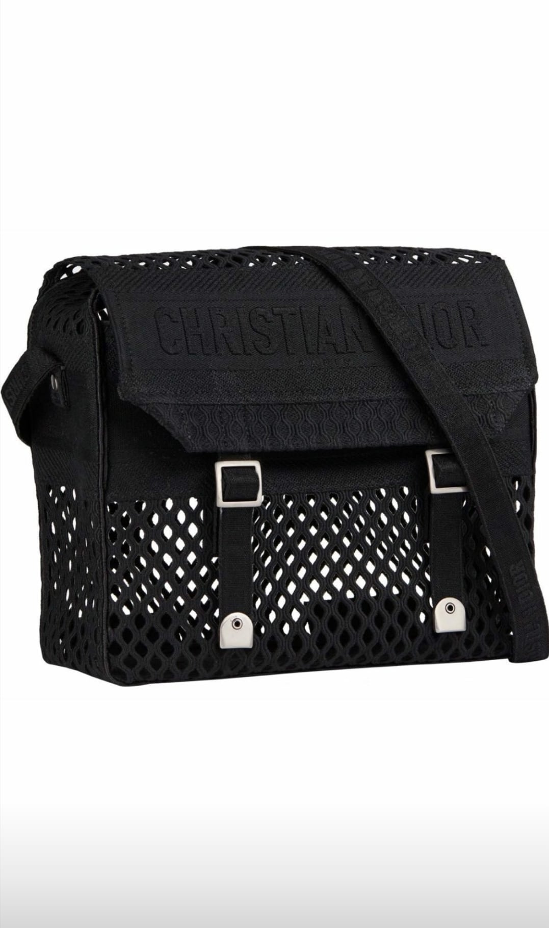 Dior Camp Black Woven Bag - Cruise 2021