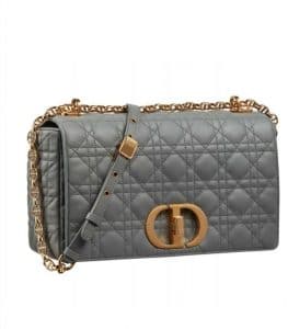 Dior Grey Caro Soft Cannage Bag - Cruise 2021