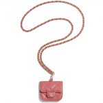 Chanel Coral Lambskin Airpods Pro Case