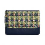 Chanel Navy Blue Tweed Large Pouch