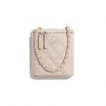 Chanel Pale Pink Classic Small Vanity with Chain