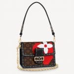 Louis Vuitton Game On Monogram with Perforated Trim Dauphine MM Bag