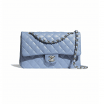 Chanel Sky Blue Medium Classic Flap Bag