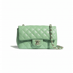 Chanel Green Mini Classic Flap Bag