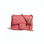 Chanel Coral Pearl Crush Mini Flap Bag