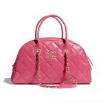 Chanel Pink Bowling Bag