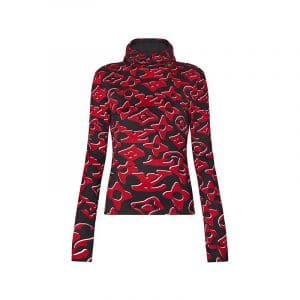 Louis Vuitton x Urs Fischer Red/Black Long-sleeve Shirt