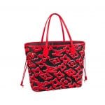 Louis Vuitton x Urs Fischer Red/Black Neverfull Bag