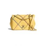 Chanel Yellow Mini Flap Bag with Entwined chain - Spring 2021