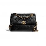 Chanel Embossed Shiny Calfskin Bag