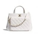 Chanel White Business Affinity Bag - Spring 2021