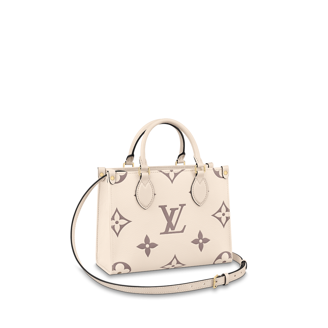 Louis Vuitton Onthego mm Black/Beige Monogram Empreinte