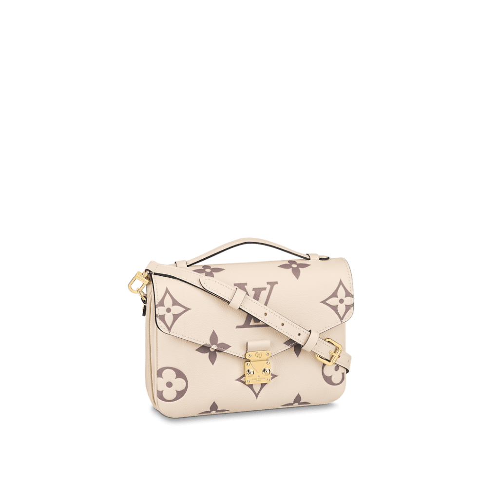 Louis Vuitton Creme Monogram Empreinte Pochette Metis - LV Handbags CA