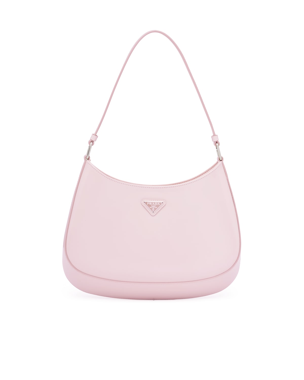 Prada - Cleo Brushed Leather Shoulder Bag  HBX - Globally Curated Fashion  and Lifestyle by Hypebeast