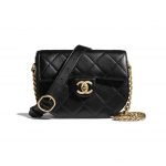 Chanel Black Mini Flap Bag - Spring 2021