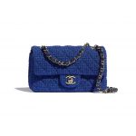 Chanel Blue Tweed Flap Bag - Spring 2021