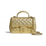 Chanel Gold Mini Top Handle Bag - Spring 2021