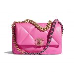 Chanel Neon Pink 19 Flap Bag - Spring 2021