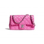 Chanel Neon Pink Mini Flap Bag - Spring 2021