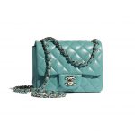 Chanel Square Turquoise Flap Bag - Spring 2021