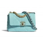 Chanel Turqoise 19 Flap Bag - Spring 2021