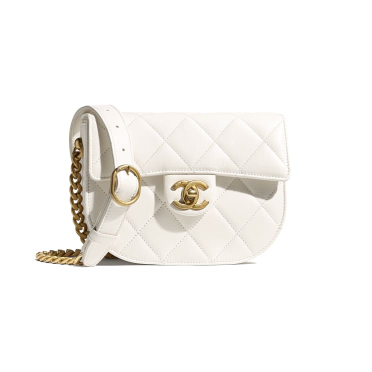 Chanel White Small Messenger Bag - Spring 2021