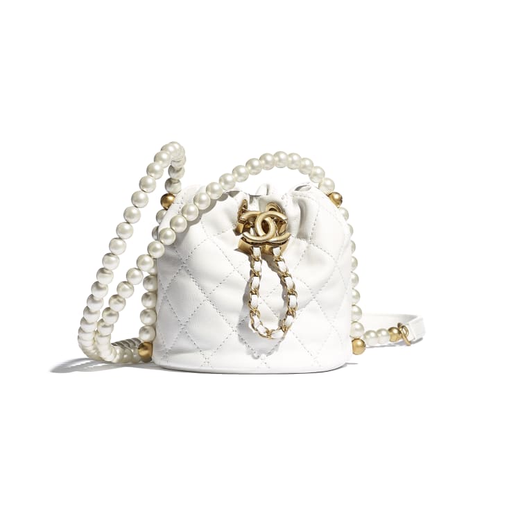 White chanel chain bag cheap