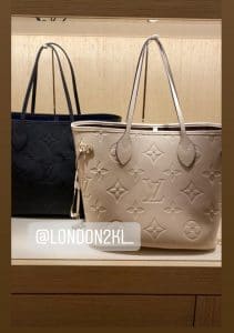 louis vuitton neverfull empreinte