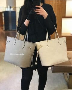 louis vuitton neverfull empreinte