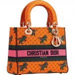 Dior D-Lite Orange Dinosaur Bag - Prefall 2021