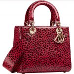 Red Lady Dior Leopard Print - Prefall 2021
