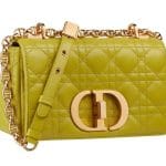 Dior Caro Neon yellow bag - Prefall 2021