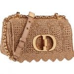 Dior Beige Textile Caro Bag - Prefall 2021