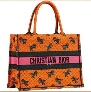 christian dior tote bag orange