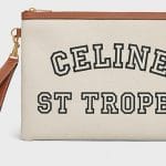 Celine Natural/Tan St. Tropez Small Pouch Bag