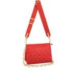 louis vuitton Coussin PM Prefall 21 Vuittamine Red Blue Leather ref.289219  - Joli Closet